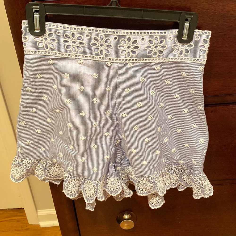 Blue shorts
